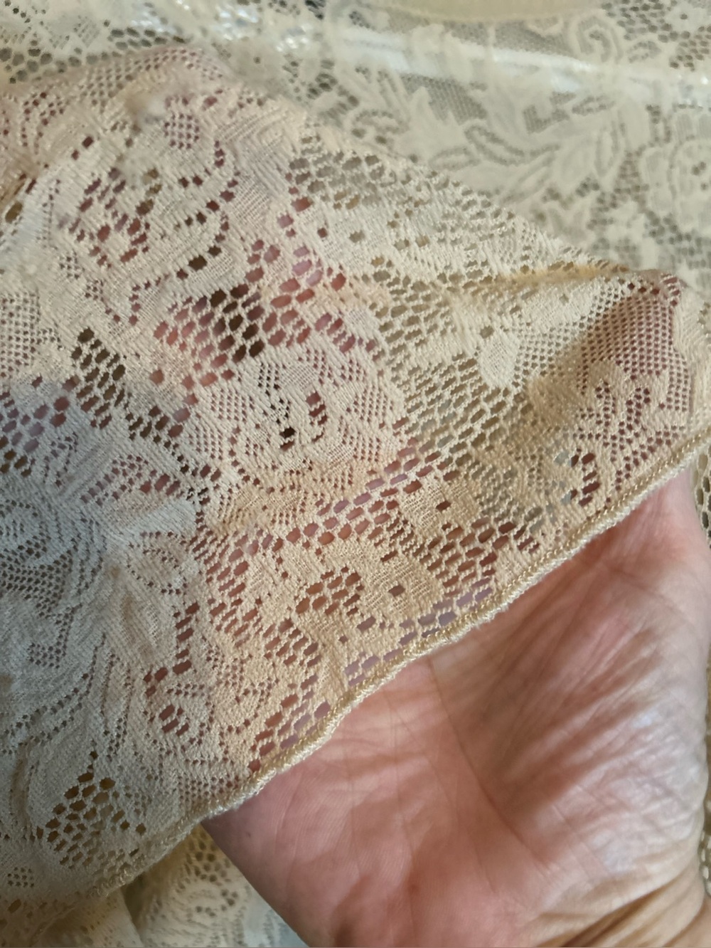 Lace Long-Sleeve Top - Cream - Picture 6 of 12